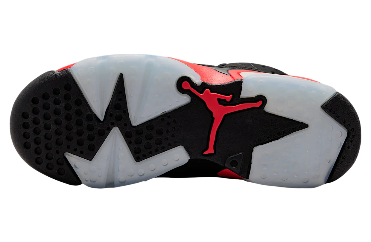 air jordan 6 infrared gs black light crimson 0