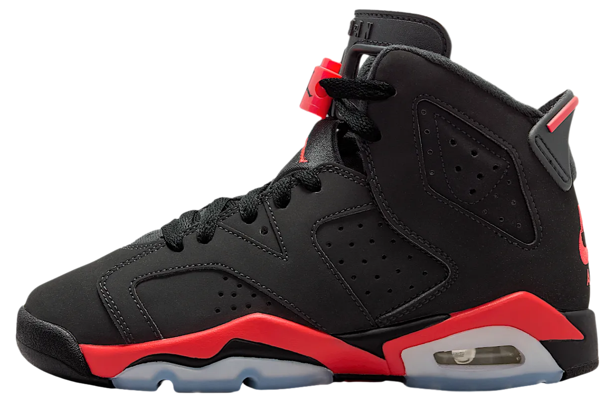 air jordan 6 infrared gs black light crimson