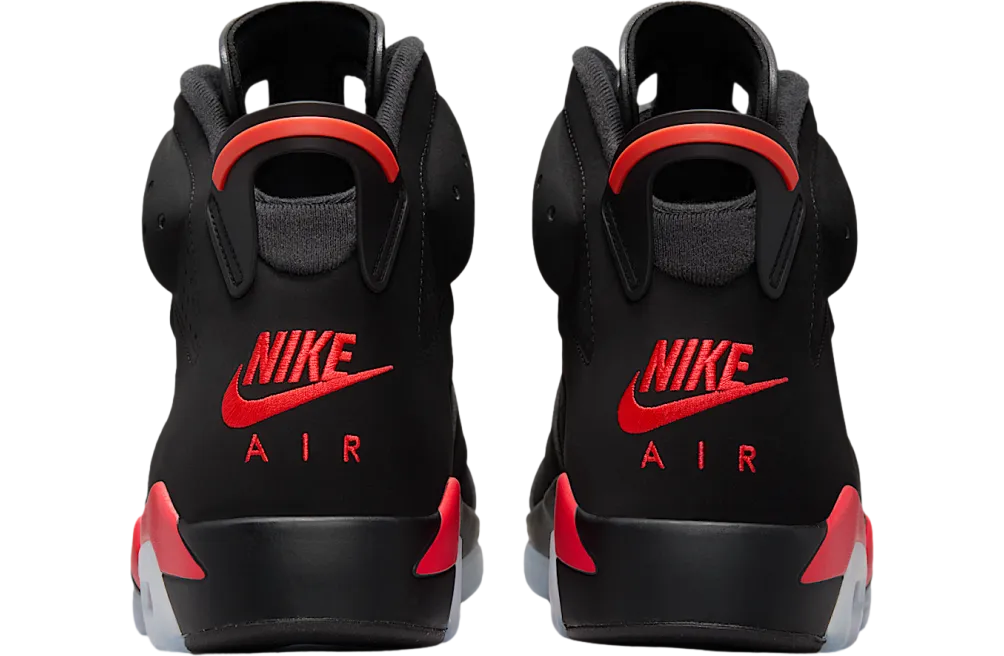 air jordan 6 reverse infrared black light crimson 4