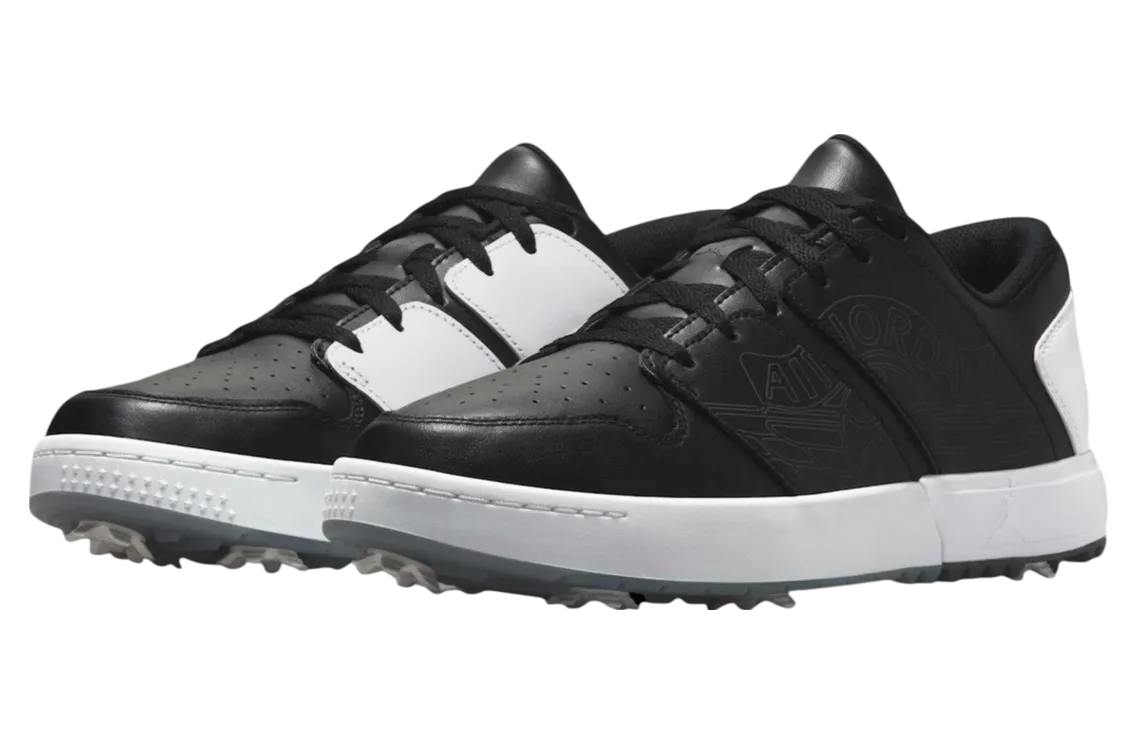 air jordan nu 1 low golf black white 2