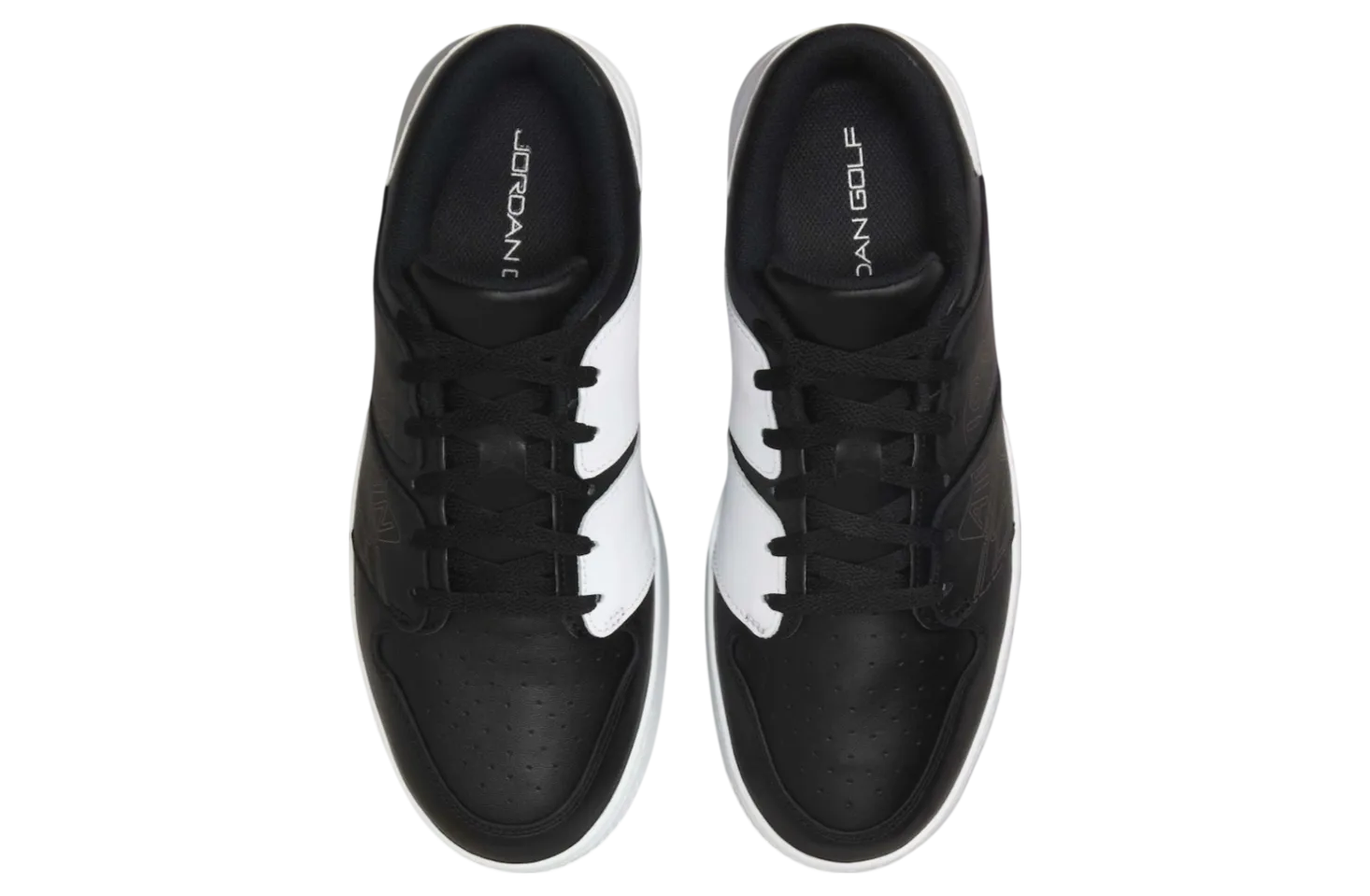 air jordan nu 1 low golf black white 3