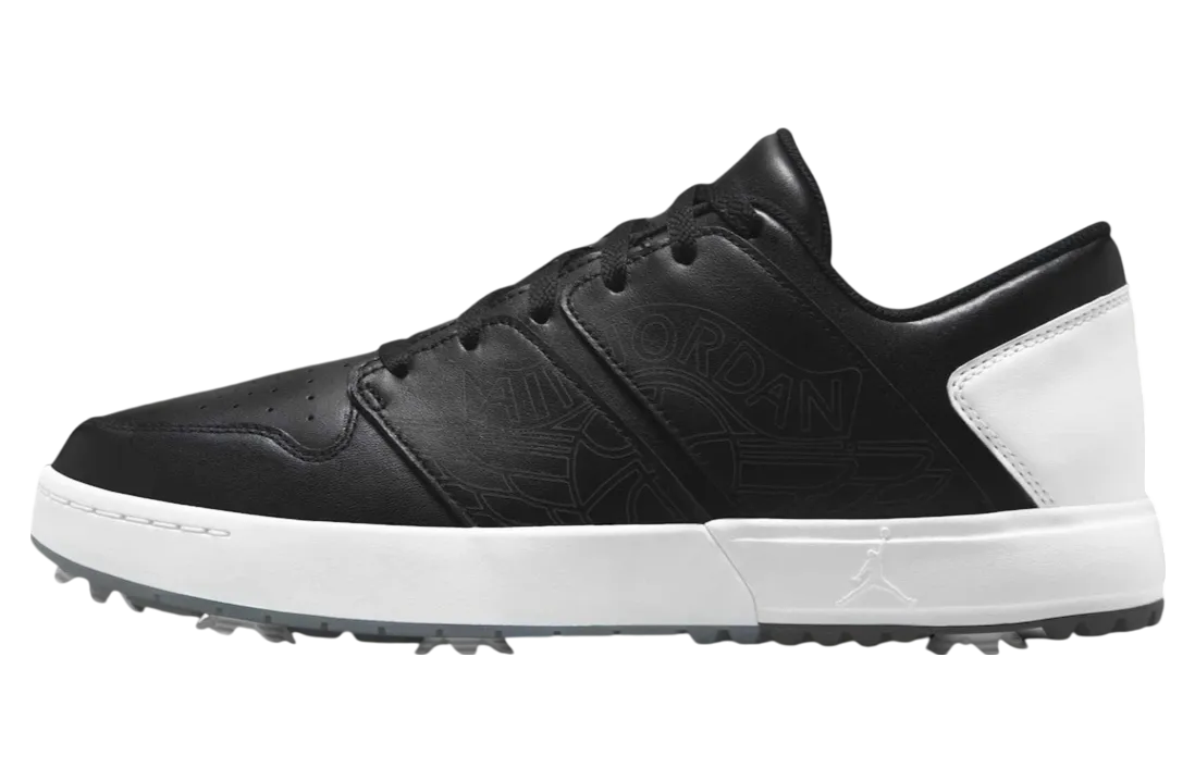 air jordan nu 1 low golf black white