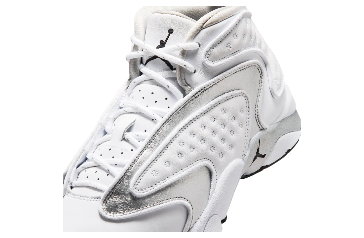 air jordan og wmns white metallic silver 5