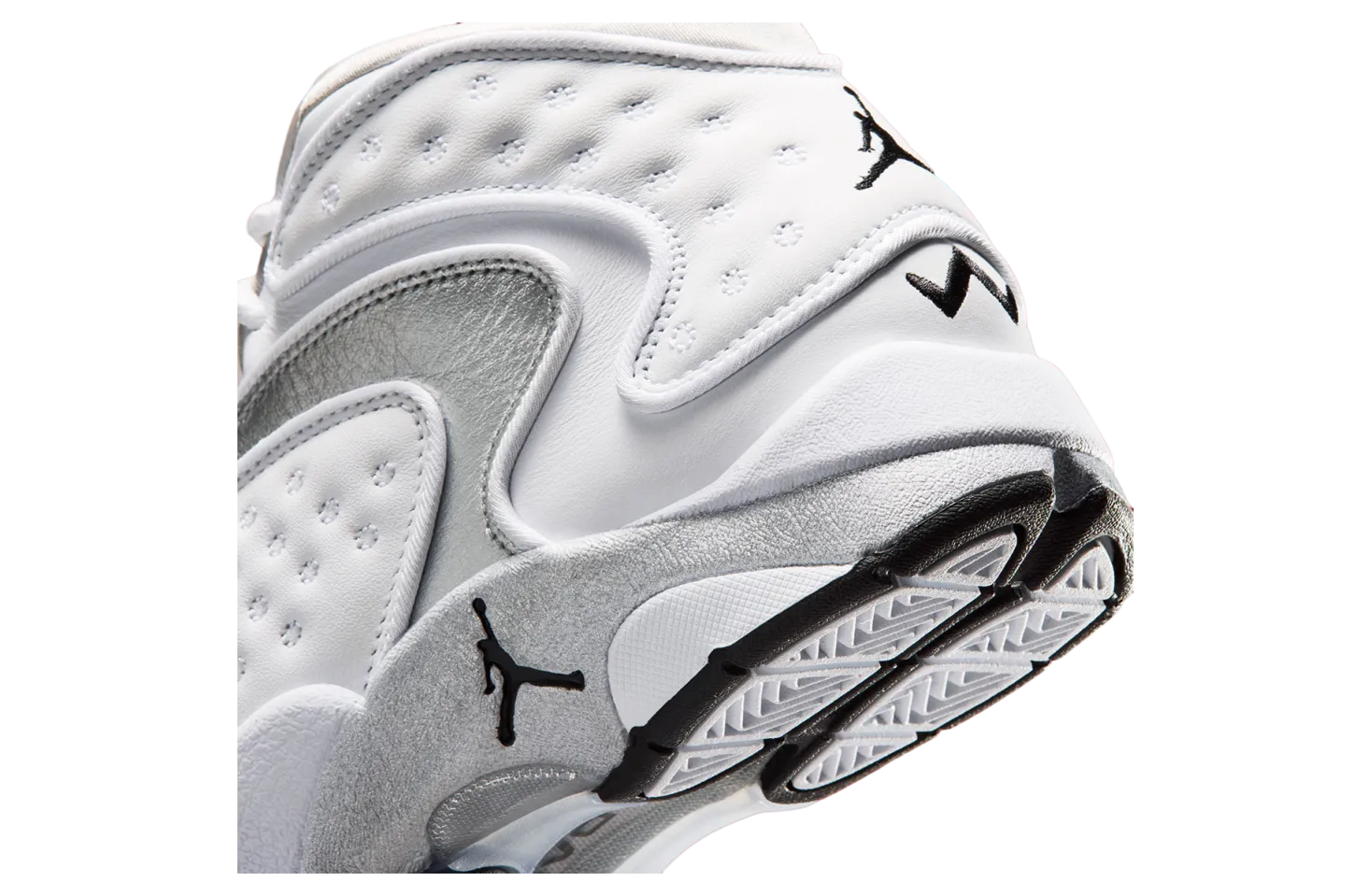 air jordan og wmns white metallic silver 6