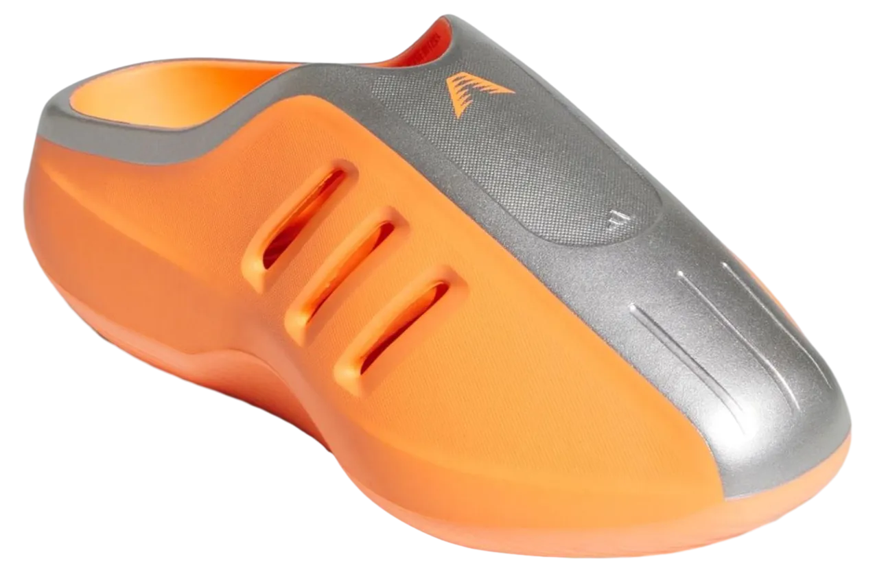 anthony edwards x adidas adifom iiinfinity mule lucid orange silver metallic 0