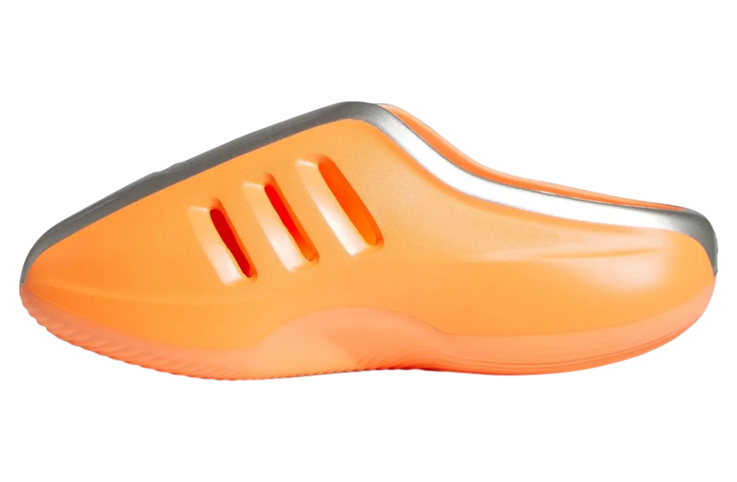 anthony edwards x adidas adifom iiinfinity mule lucid orange silver metallic 3