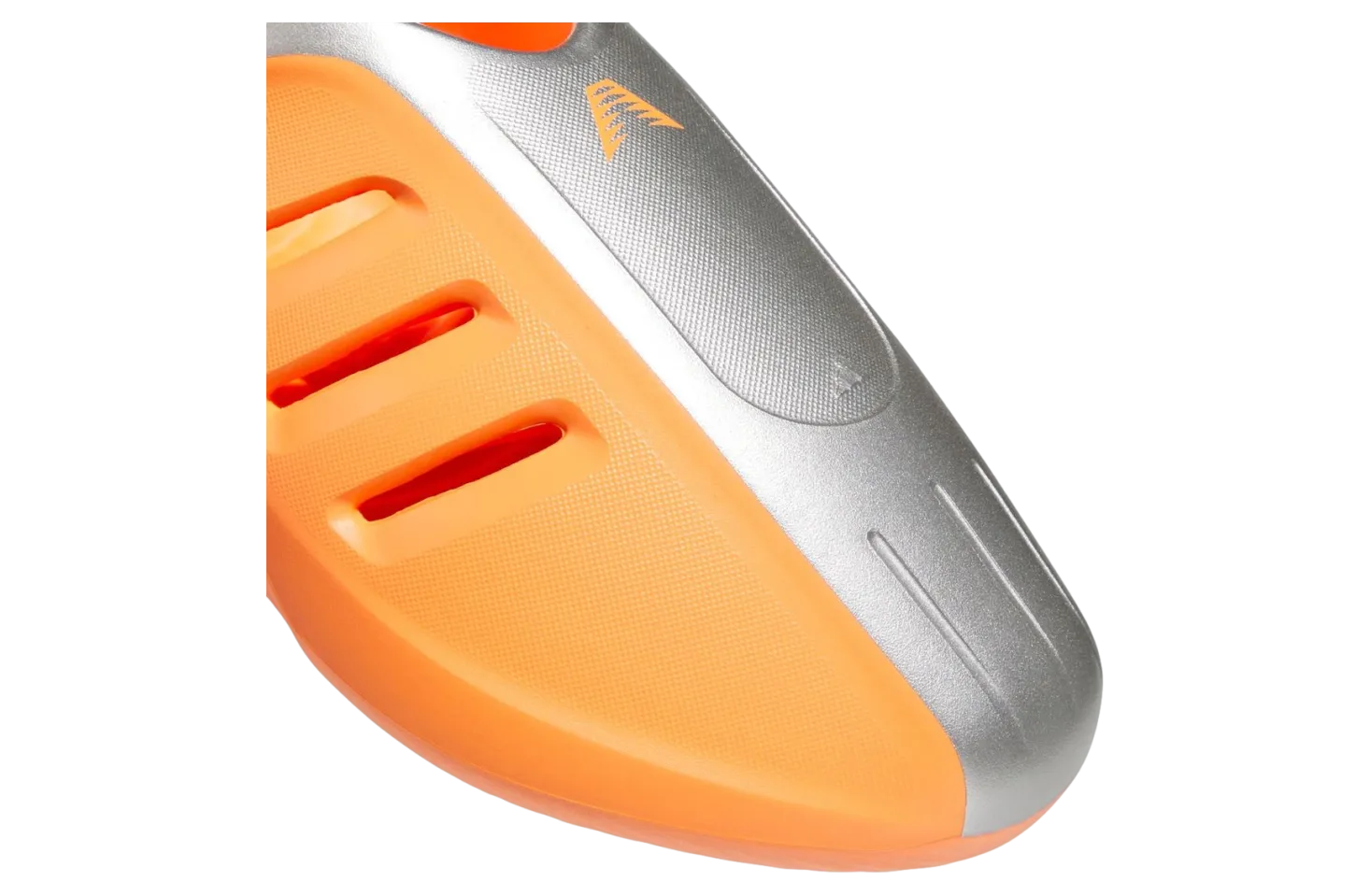 anthony edwards x adidas adifom iiinfinity mule lucid orange silver metallic 6