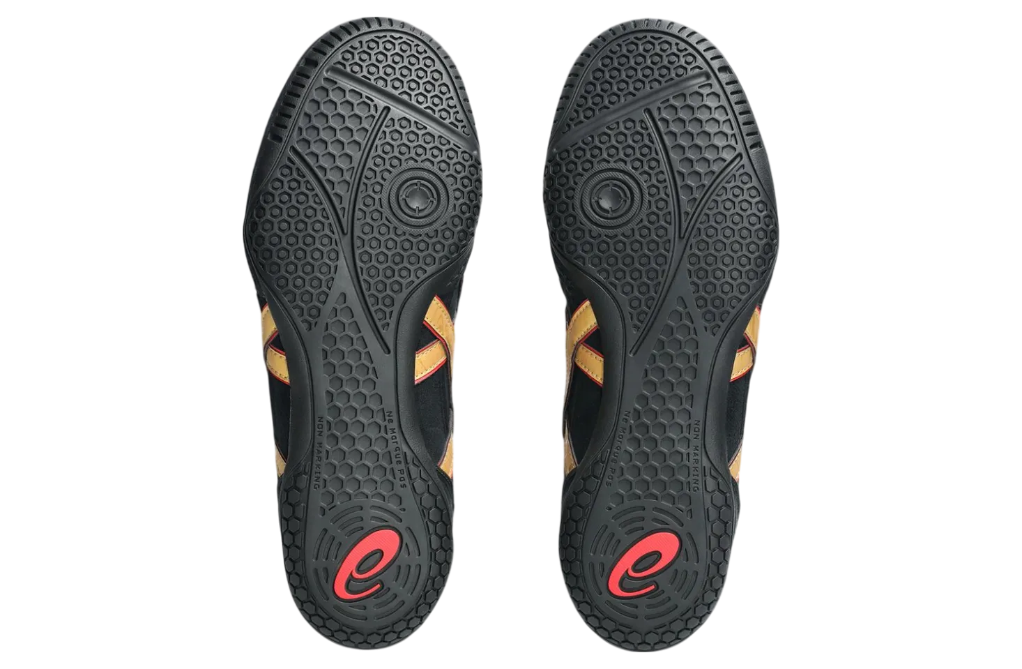 asics evo 3 black rich gold 4