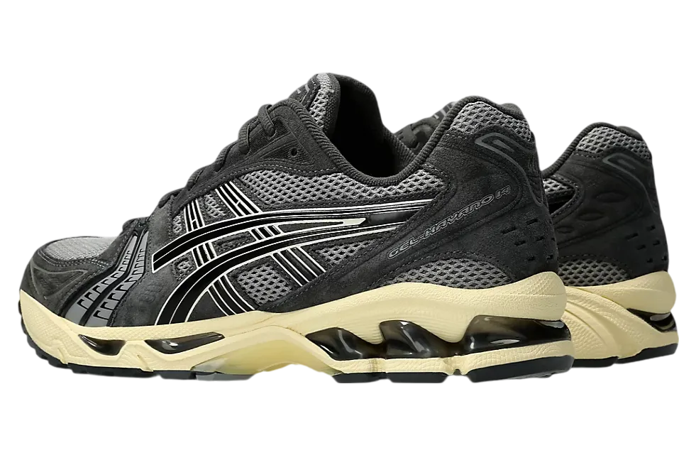 asics gel kayano 14 clay grey black 3