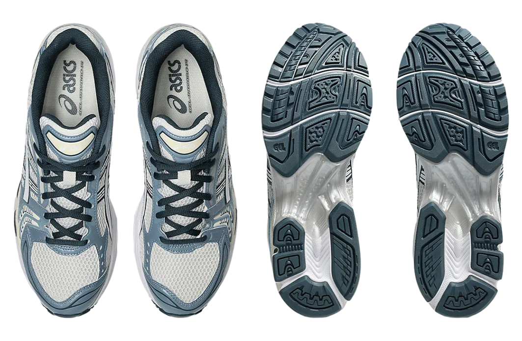 asics gel kayano 14 cream raw indigo 5