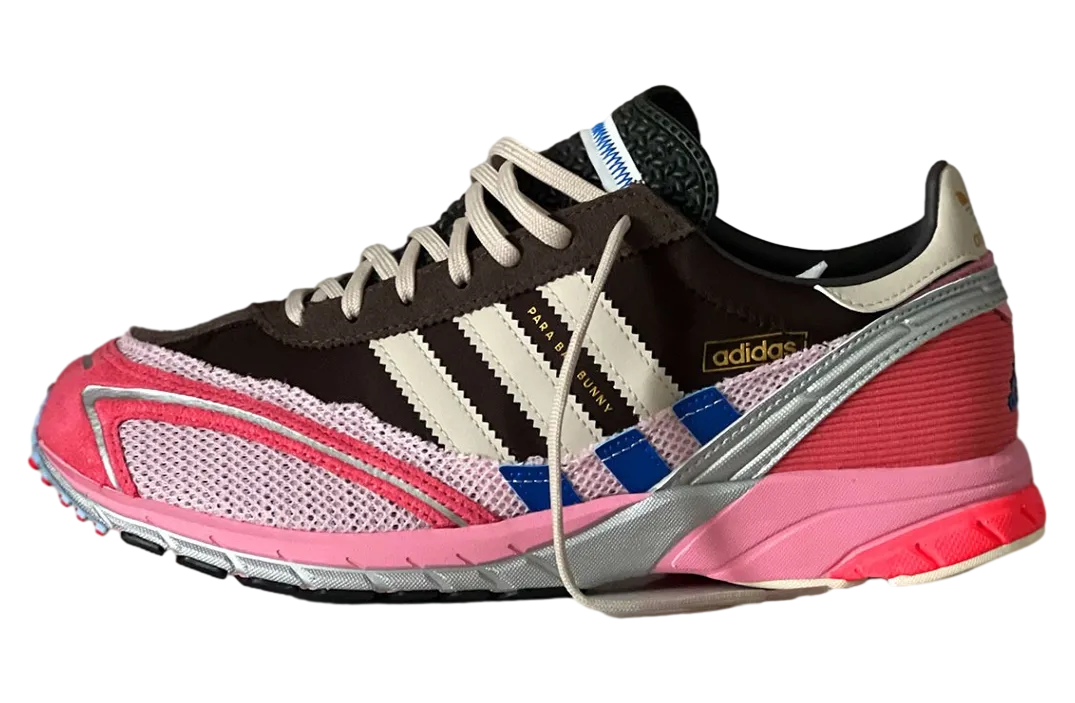 bad bunny x adidas adizero sl72 brown clear pink