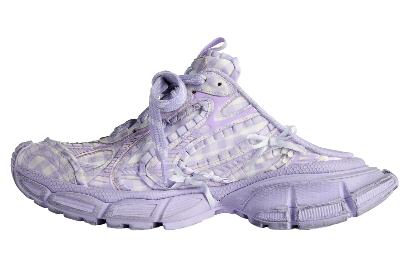 balenciaga 3xl check mule wmns lilac 0