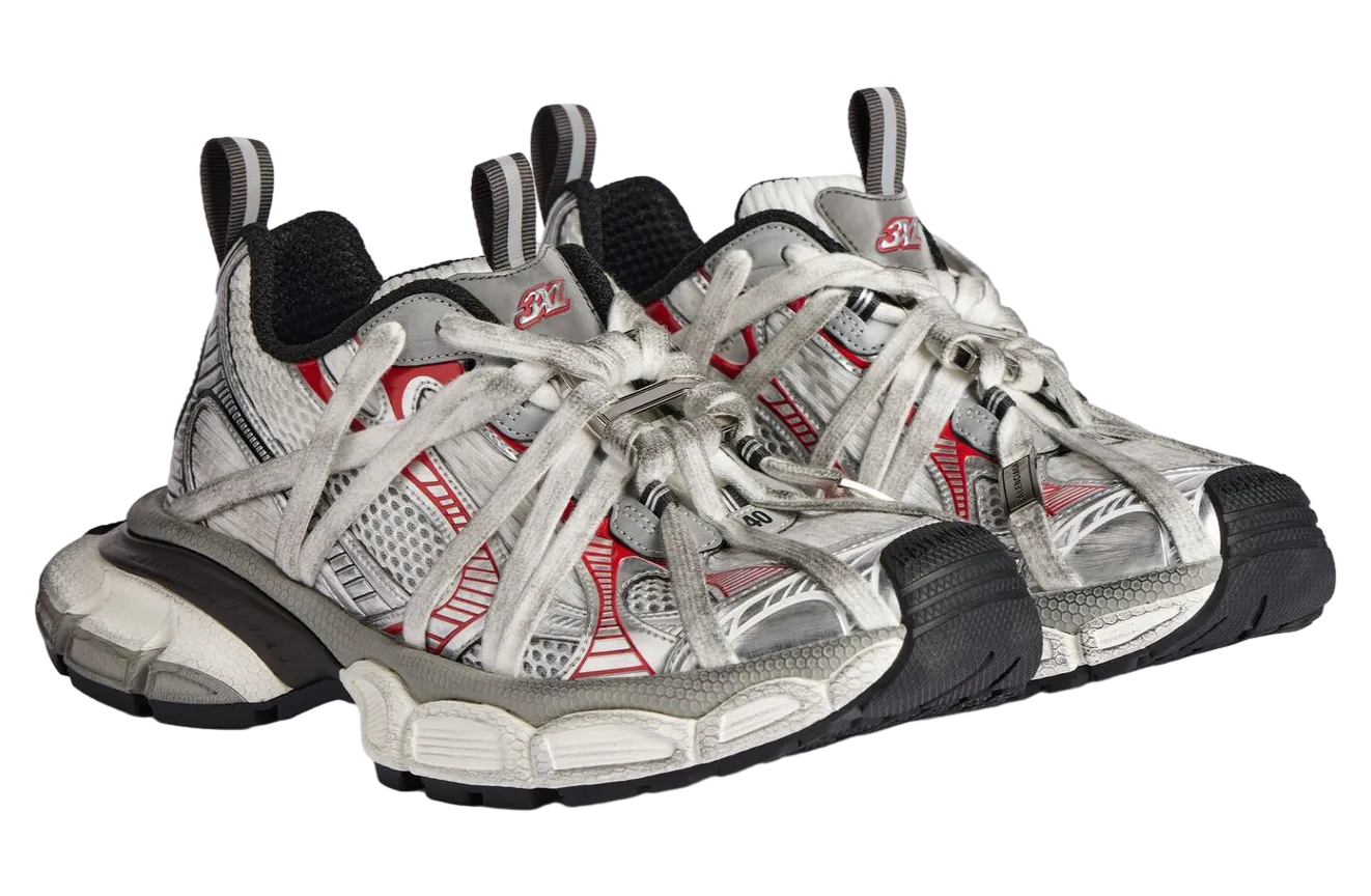 balenciaga 3xl extreme laces b grey silver 0