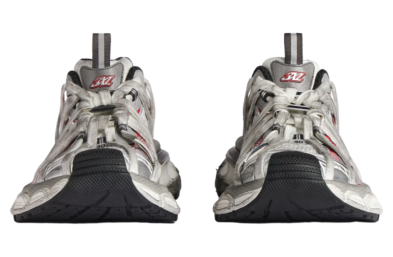 balenciaga 3xl extreme laces b grey silver 1
