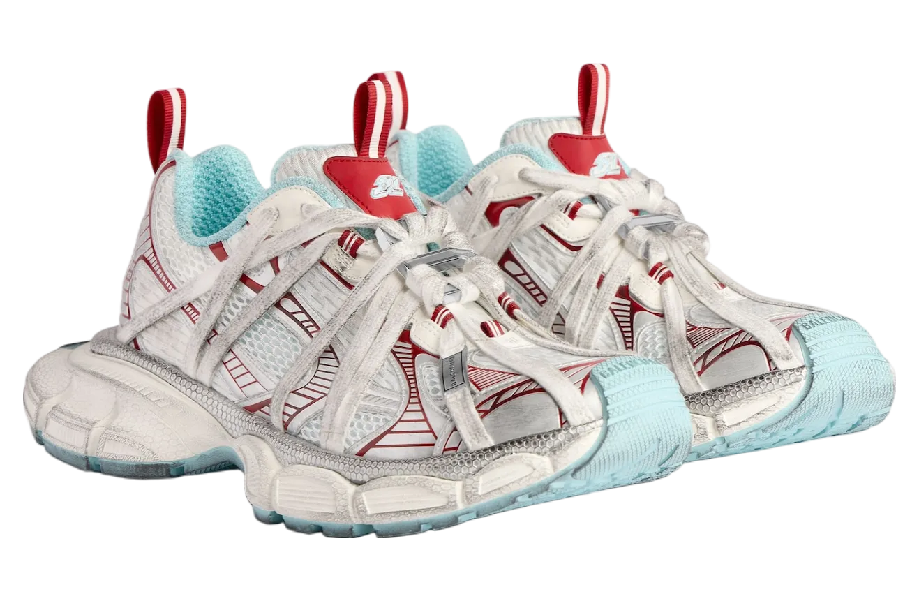 balenciaga 3xl extreme laces b white red 0