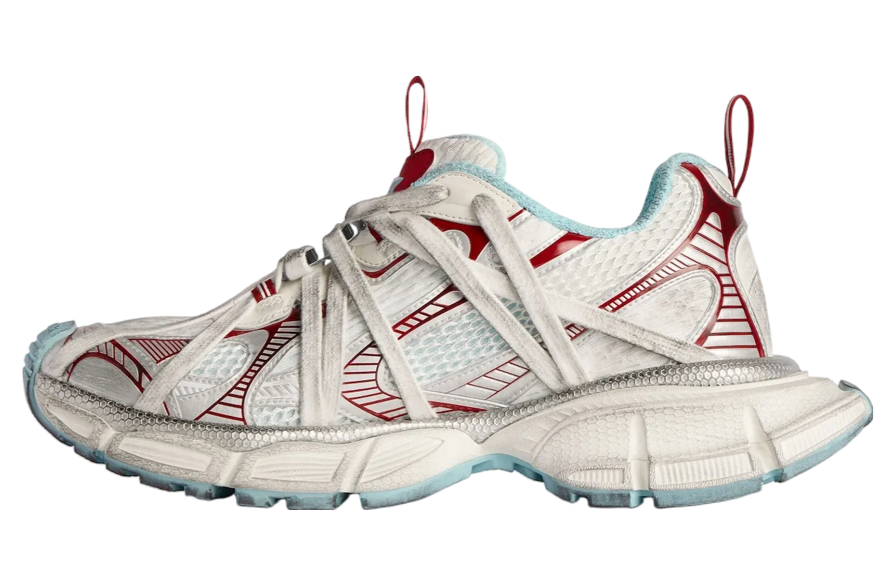 balenciaga 3xl extreme laces b white red 2