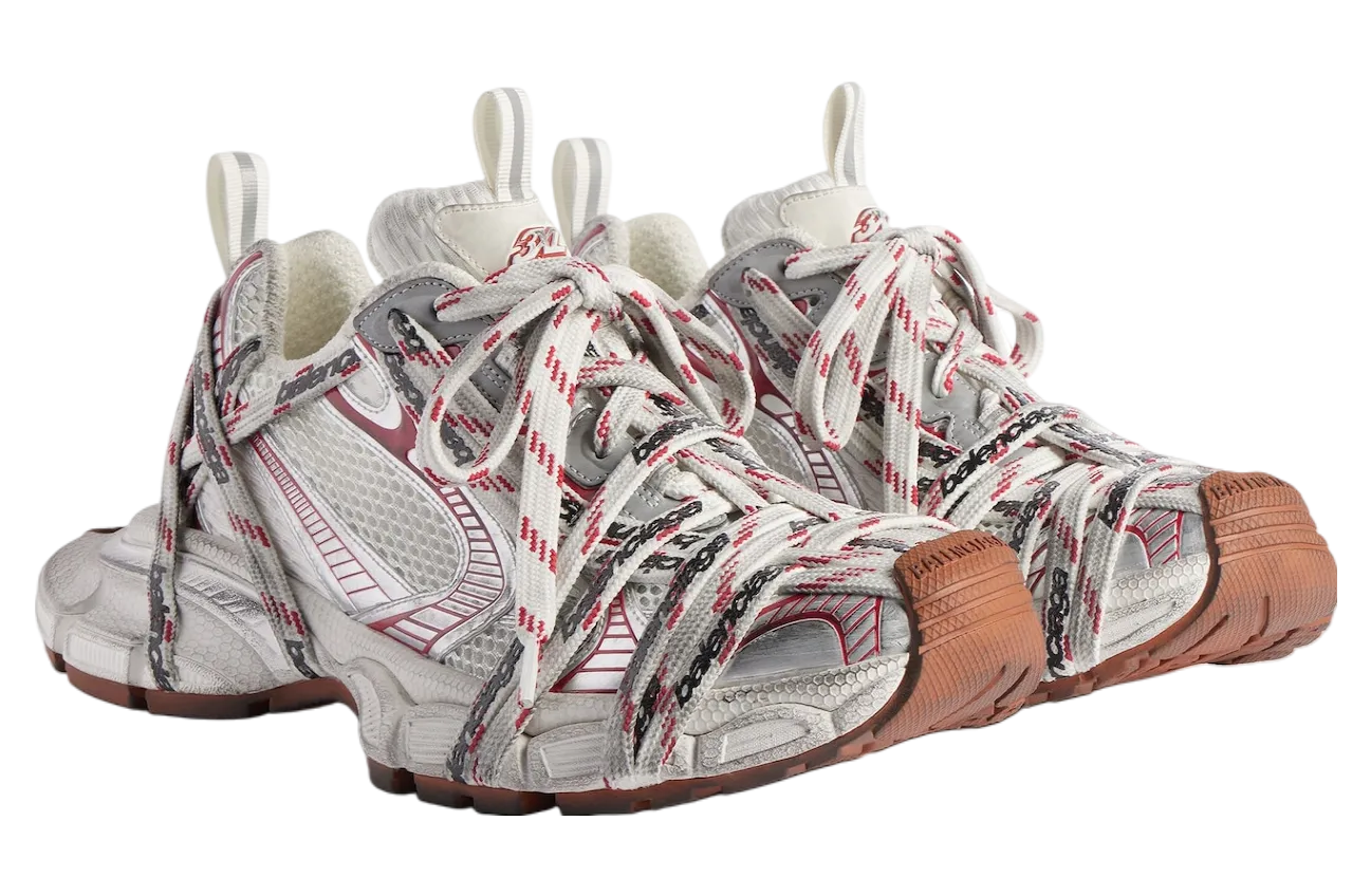 balenciaga 3xl extreme laces logo beige grey 0