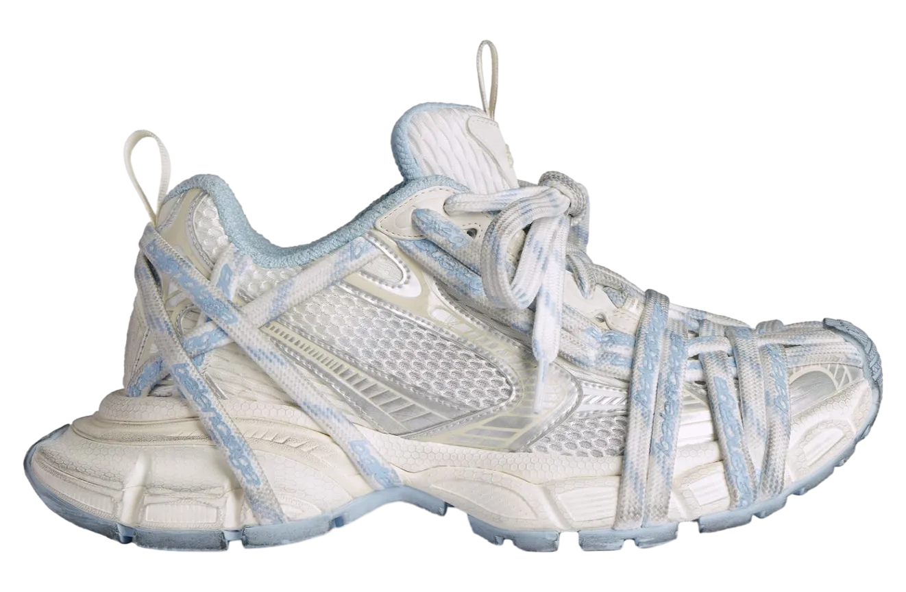 balenciaga 3xl extreme laces logo wmns white off white
