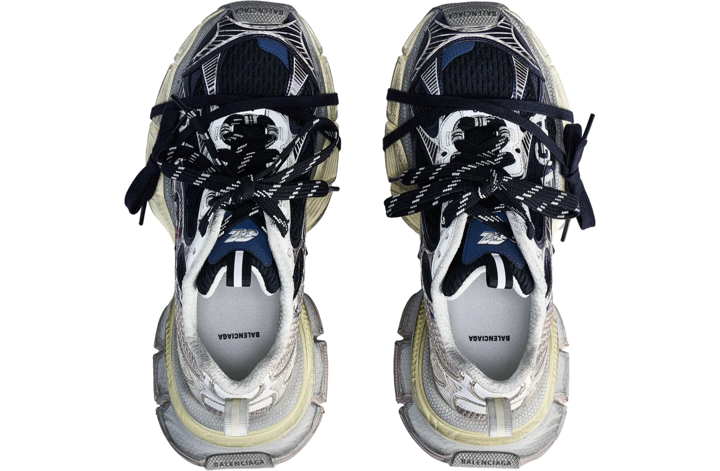 balenciaga 3xl split logo eggshell red 4