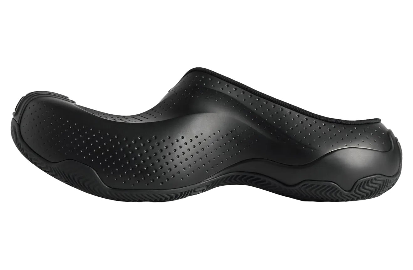 balenciaga basketball mule black 2