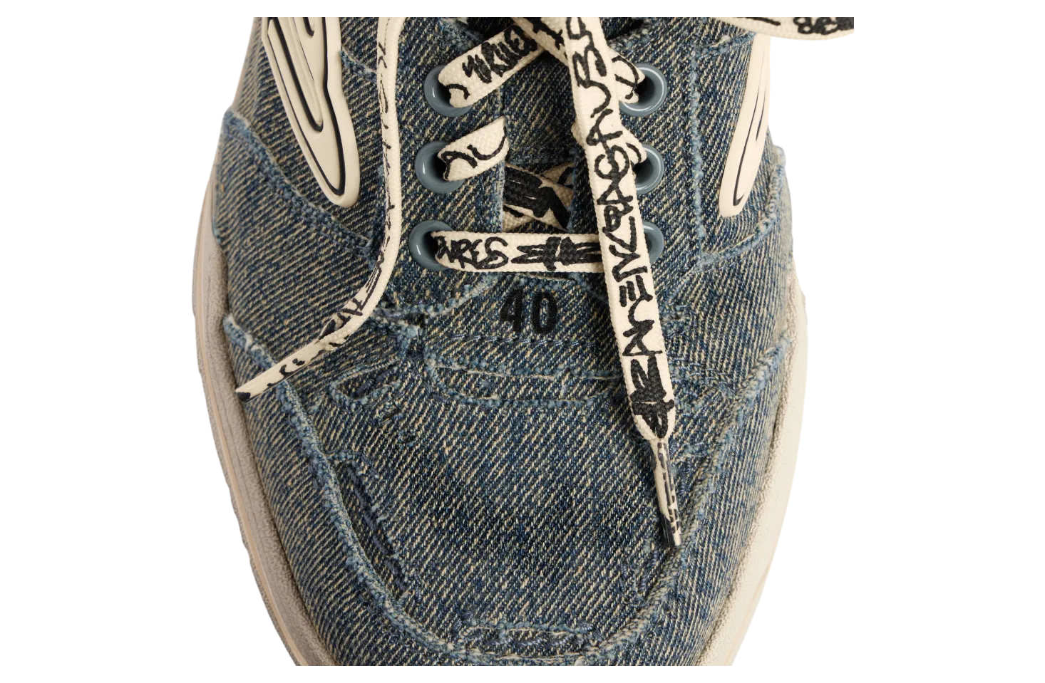 balenciaga hamptons denim mule wmns blue off white 2
