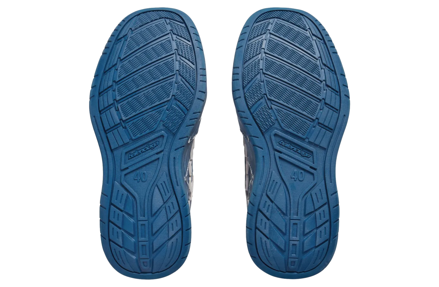 balenciaga hamptons medium worn out navy taupe 5