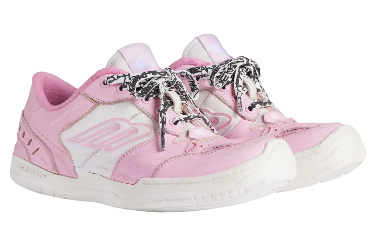 balenciaga hamptons medium worn out wmns pink white 0