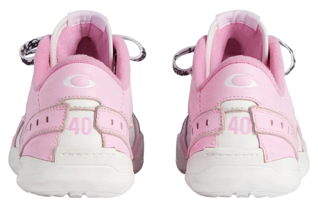 balenciaga hamptons medium worn out wmns pink white 3