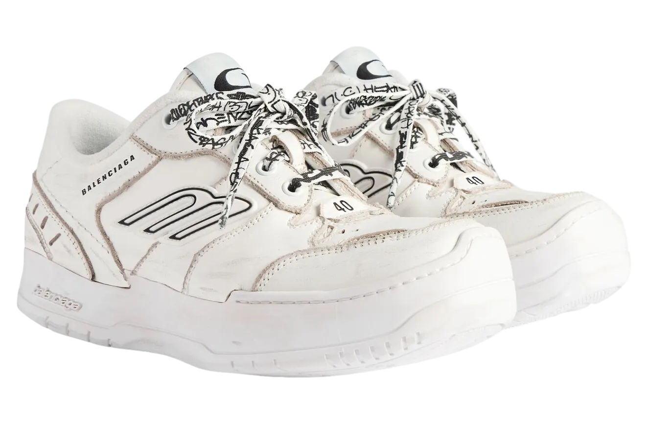 balenciaga hamptons platform wmns white 0