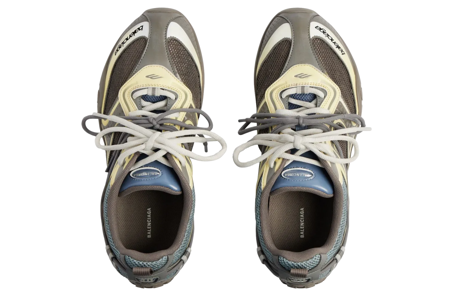 balenciaga radar gradient lines brown blue 2