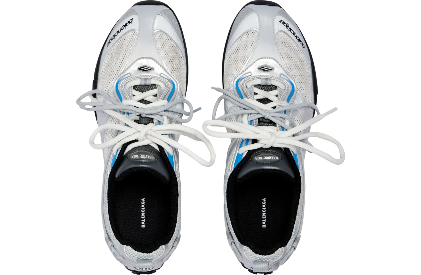 balenciaga radar gradient lines white grey 2