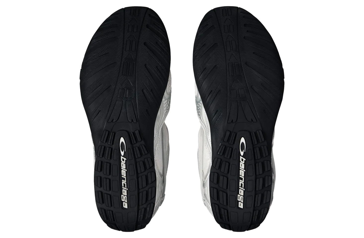 balenciaga radar gradient lines white grey 3
