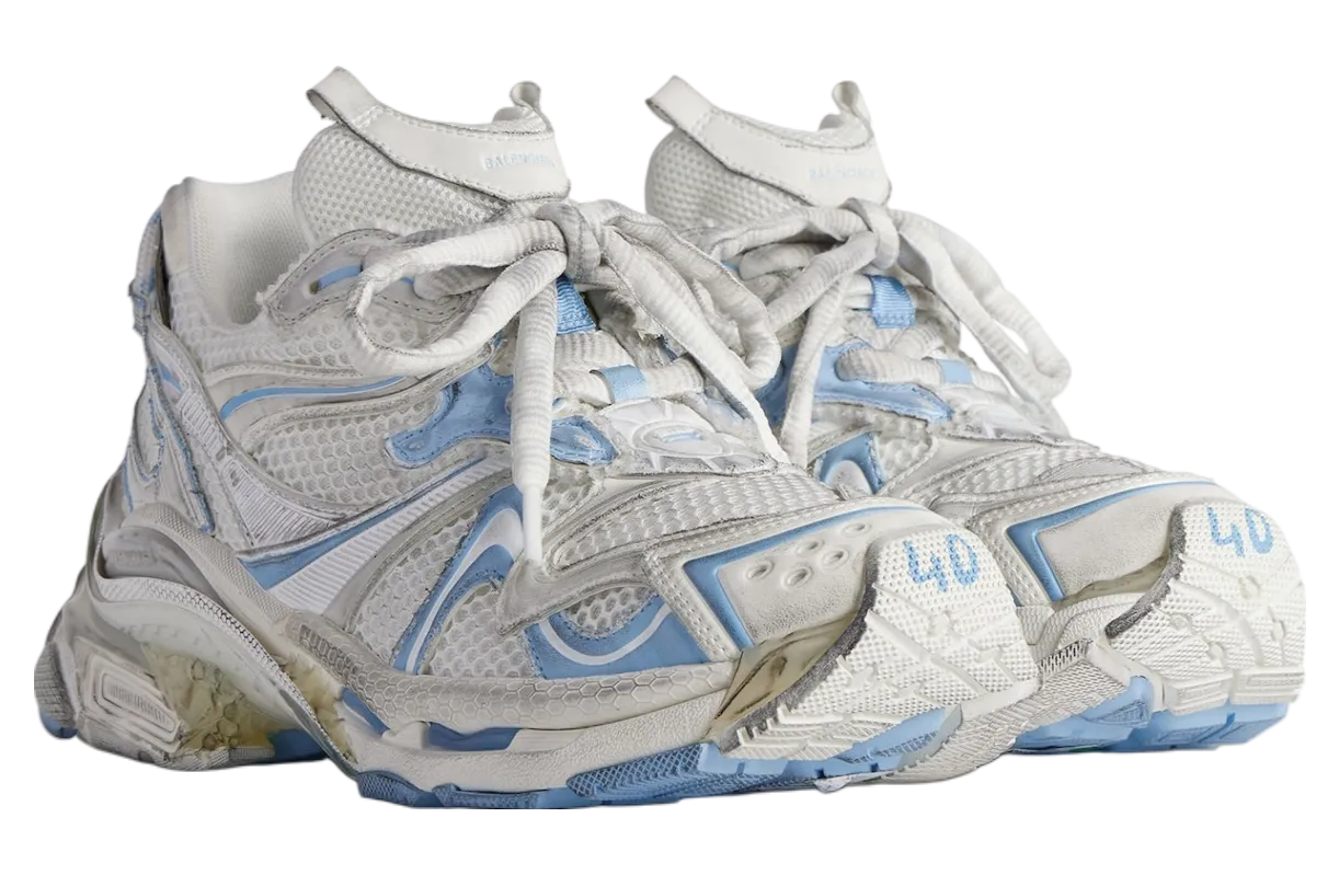 balenciaga runner 2 0 wmns white light blue 0