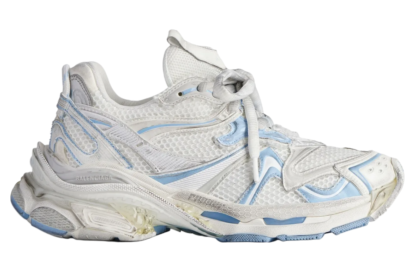 balenciaga runner 2 0 wmns white light blue