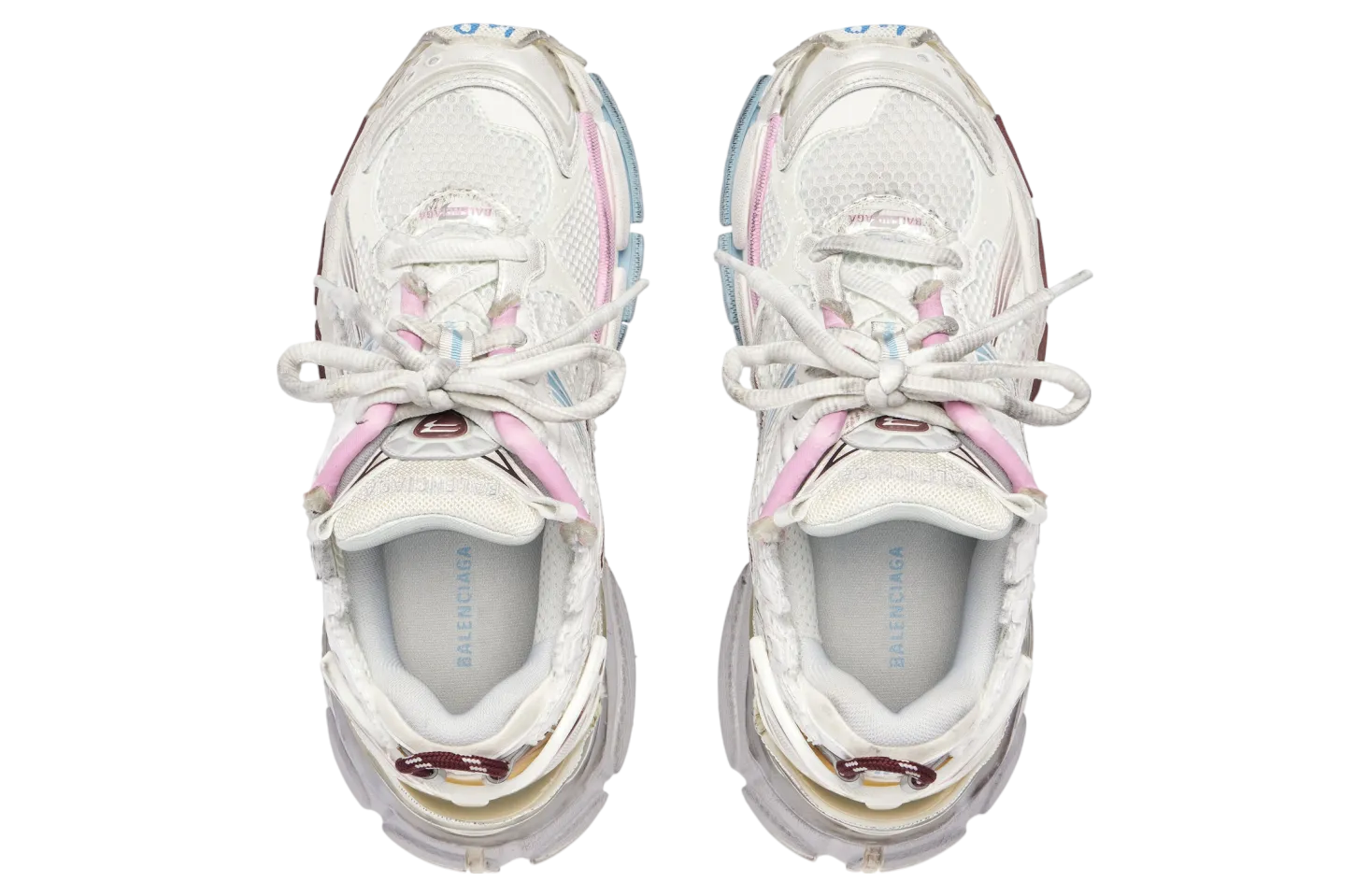 balenciaga runner gradient wmns white brown 4