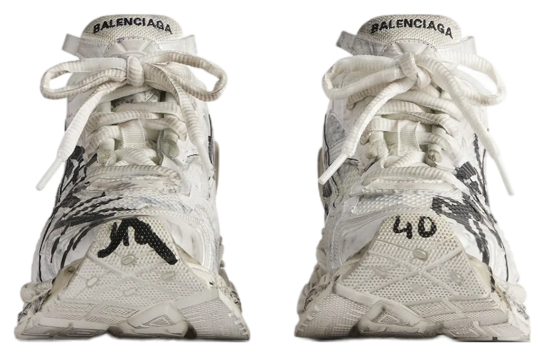 balenciaga runner graffiti wmns white 1