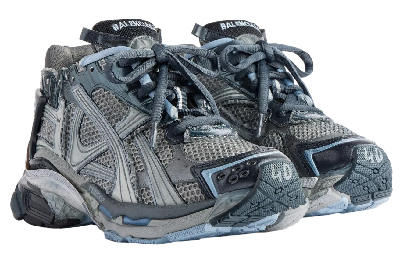 balenciaga runner grey navy 0