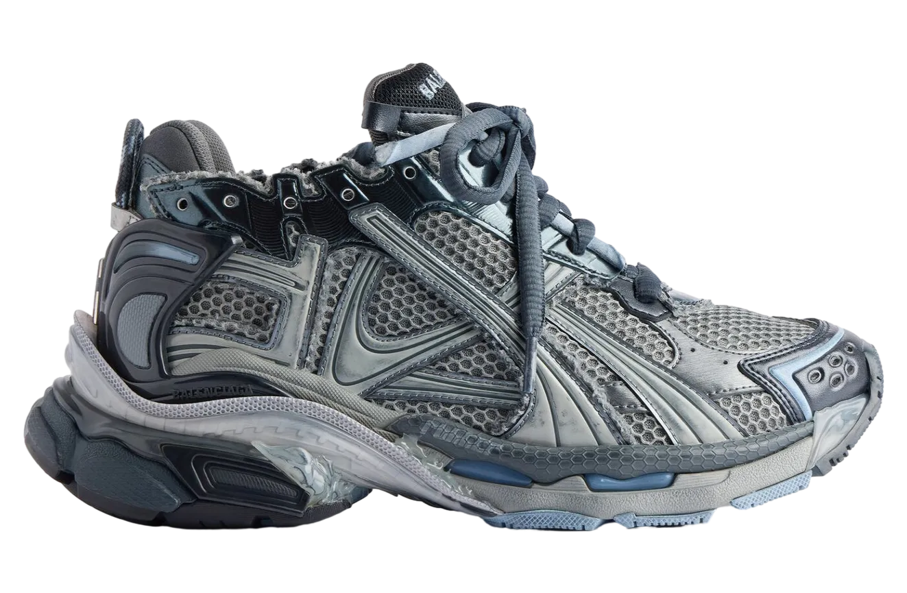 balenciaga runner grey navy