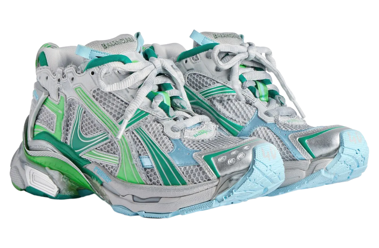 balenciaga runner wmns grey green 0