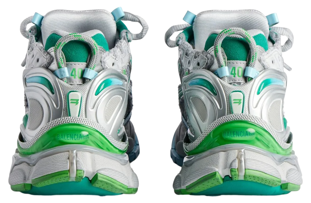 balenciaga runner wmns grey green 3