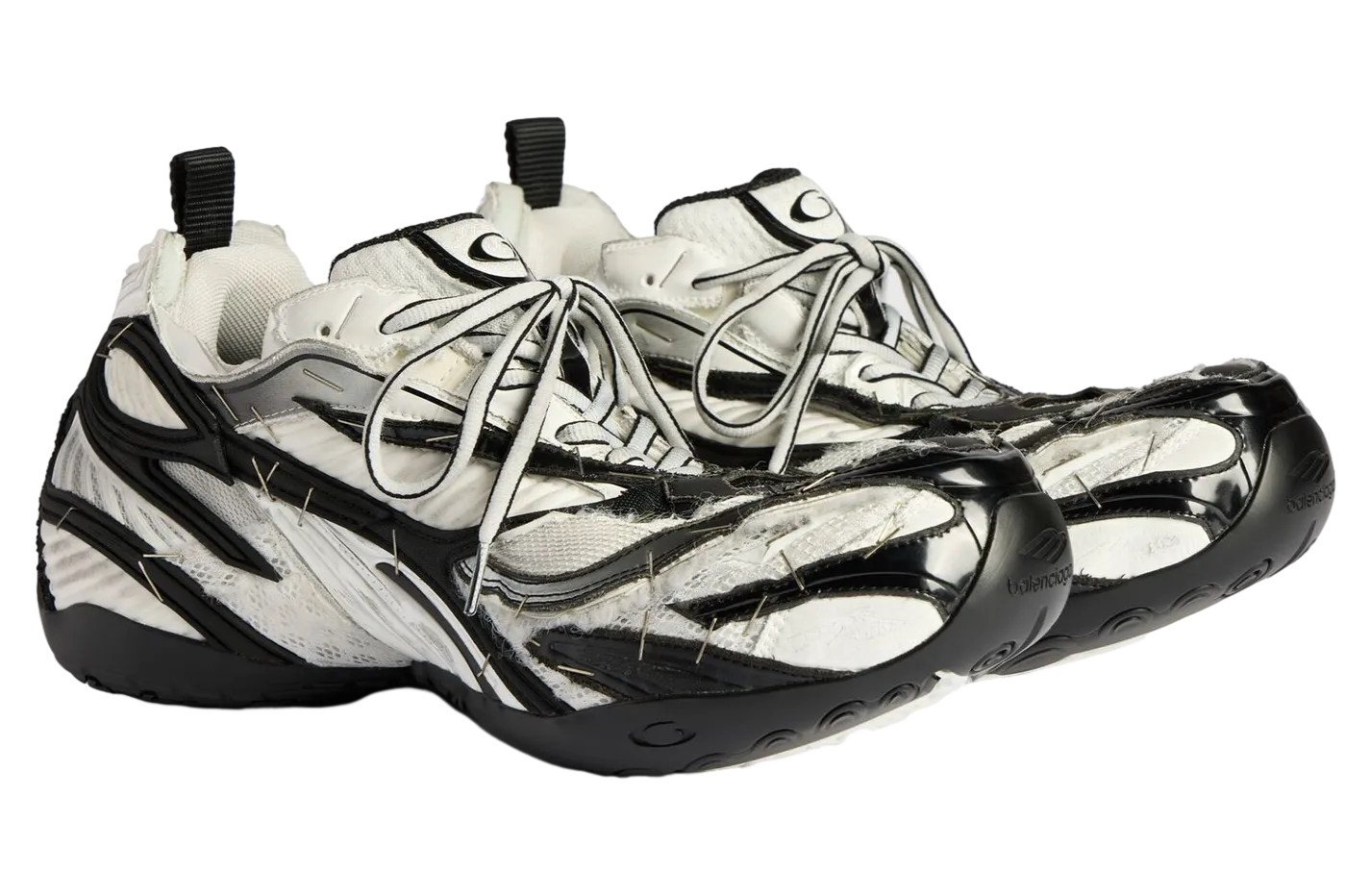 balenciaga soleless black white 0