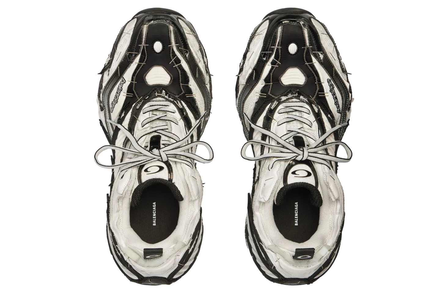 balenciaga soleless black white 4