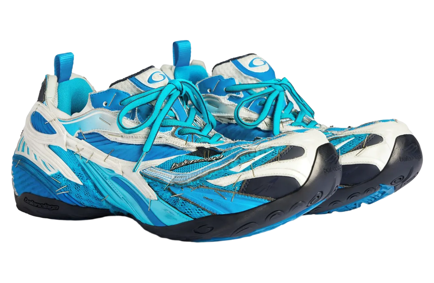 balenciaga soleless blue white 0