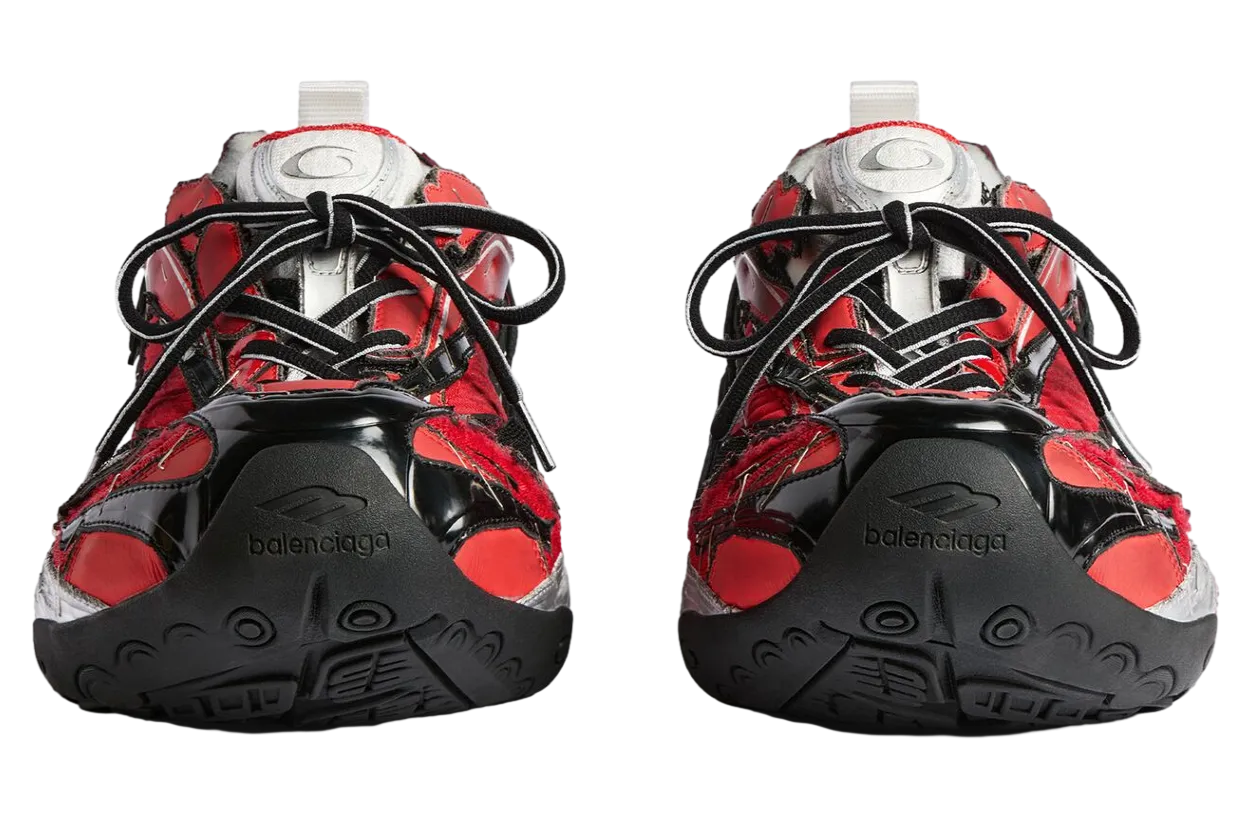 balenciaga soleless red black 1