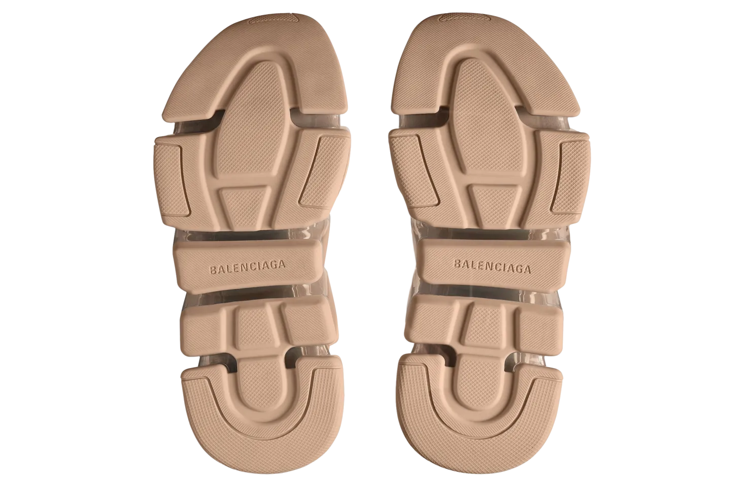 balenciaga speed 2 0 full clear sole recycled knit wmns beige 5