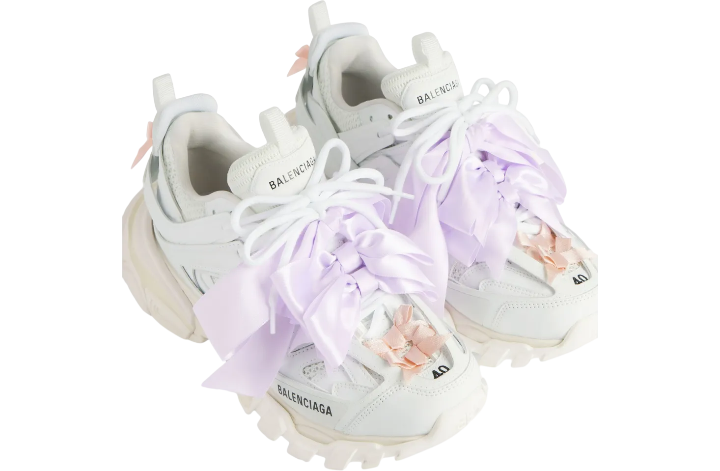 balenciaga track bow wmns white pink 0
