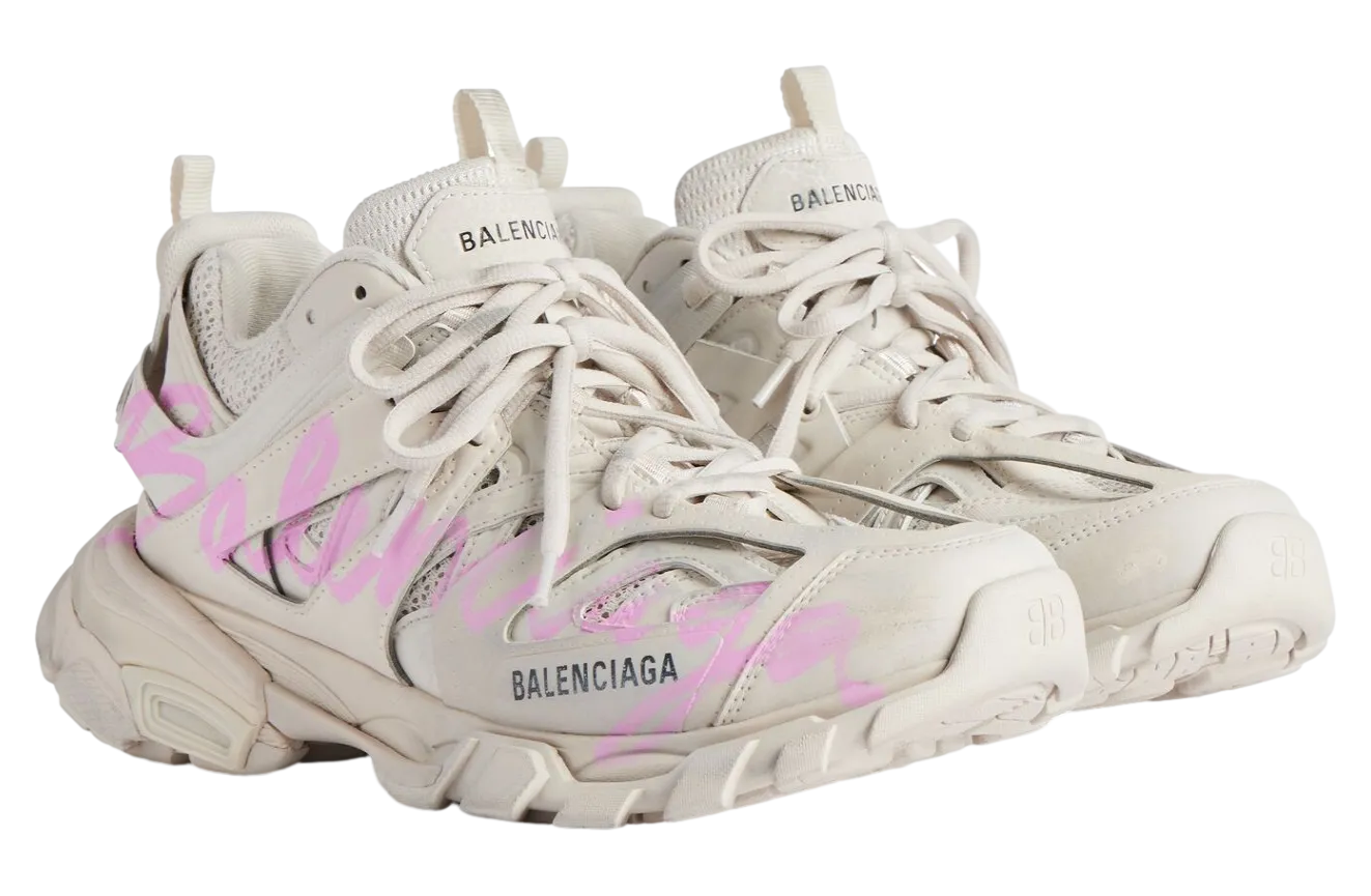balenciaga track signature wmns beige pink 0