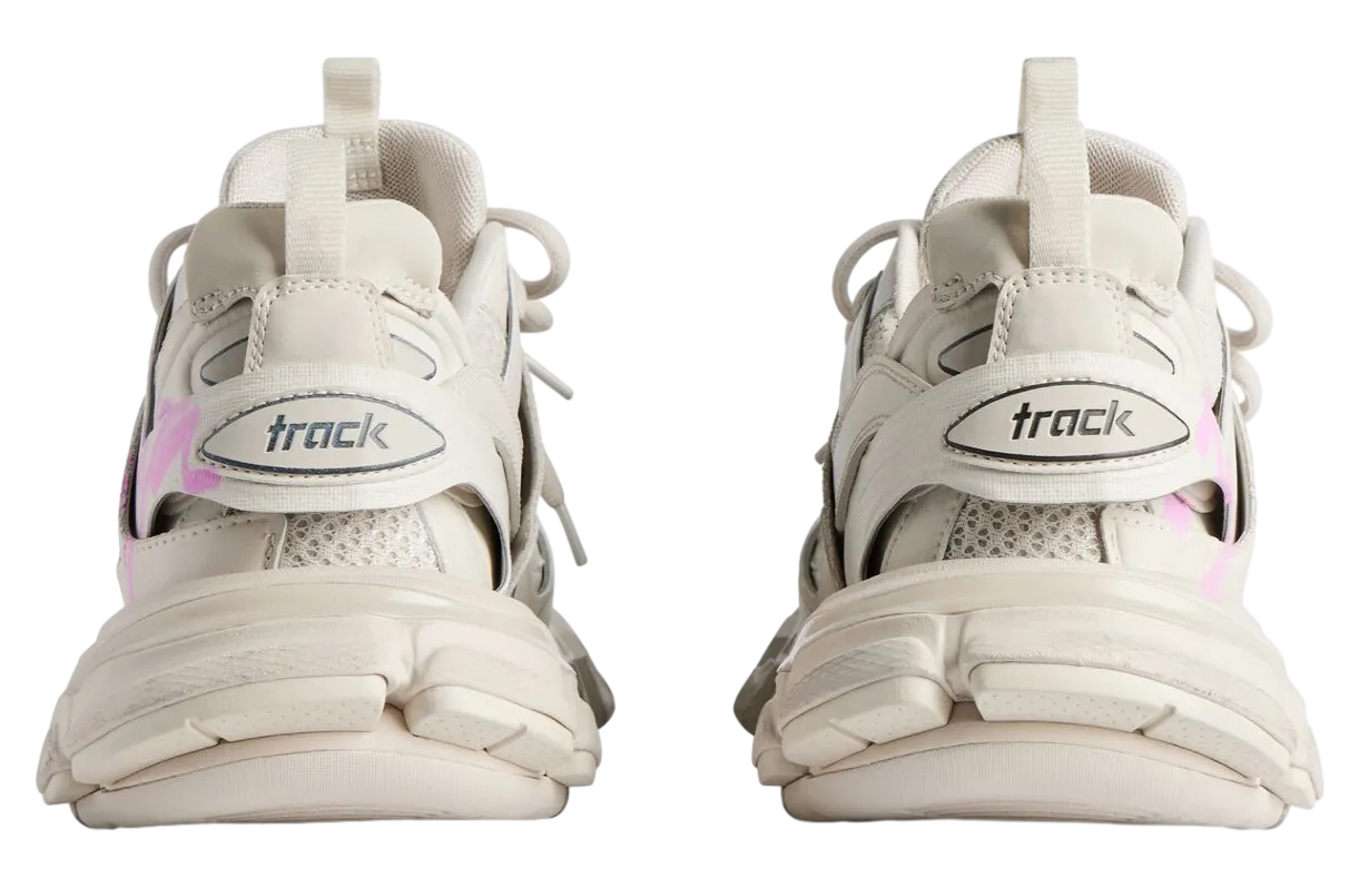 balenciaga track signature wmns beige pink 3