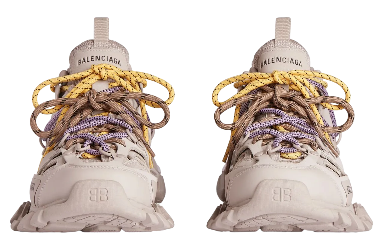 balenciaga track trail laces wmns taupe yellow 1