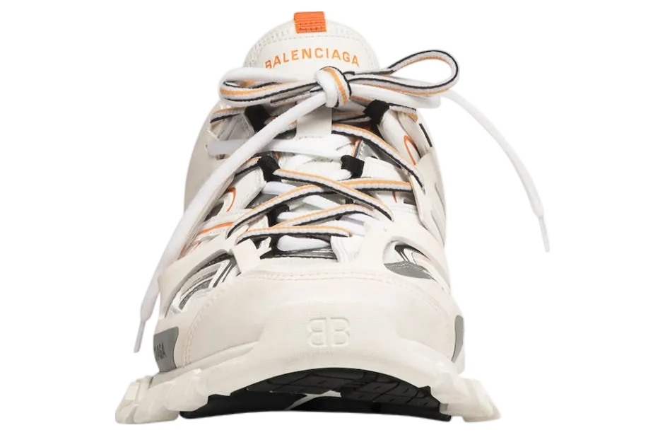 balenciaga track white orange 0